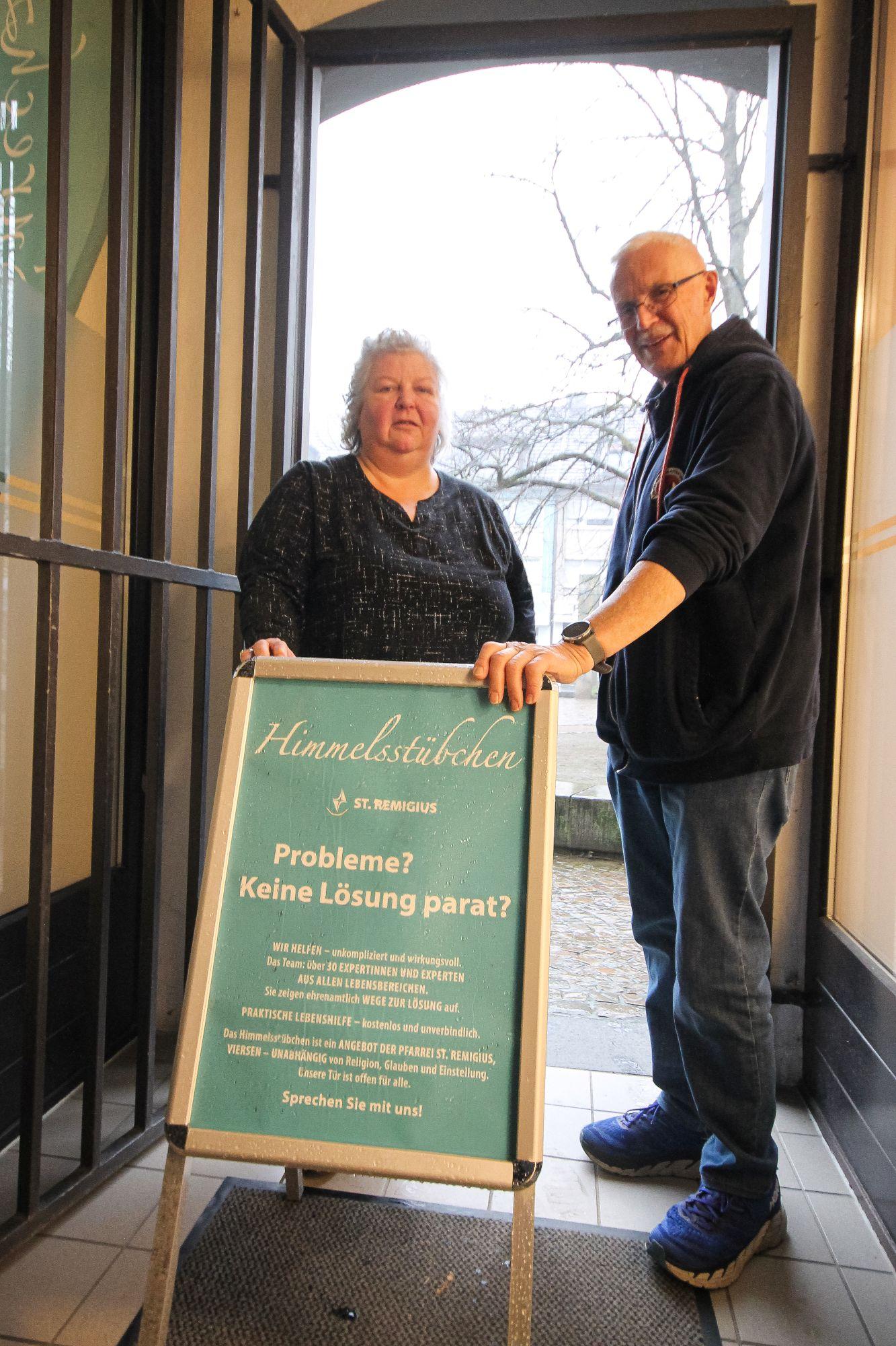 Gehören zum Beraterteam: Ursula Ley und Elmar Steinhausen.